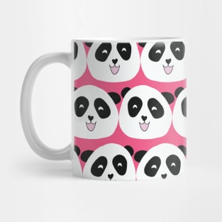 Cute Pandas Pink Mug